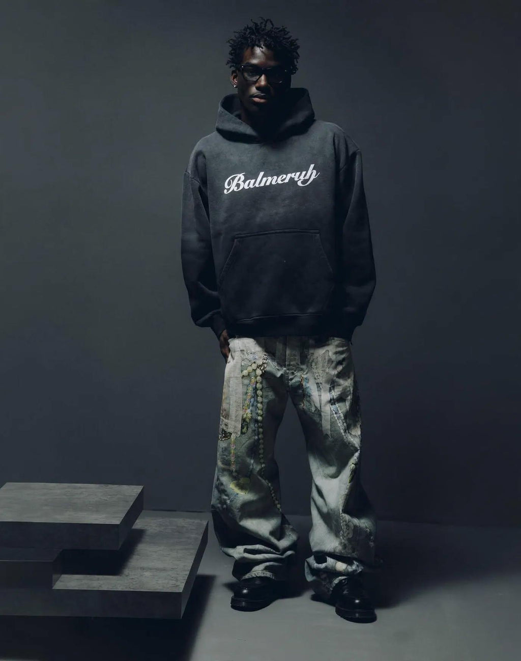Balmeruh Stone Wash Hoodie